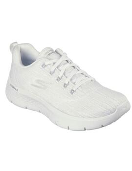 Zapatillas skechers go walk flex striking look blanco mujer.