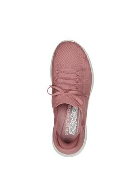 Zapatillas skechers slip-ins ultra flex 3.0 malva de mujer.