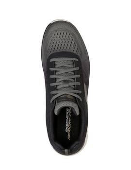 Zapatillas skechers track ripkent negro verde de hombre.