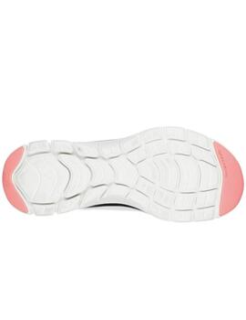 Zapatillas skechers flex appeal 4.0 brilliant view blanco.