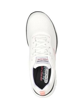 Zapatillas skechers flex appeal 4.0 brilliant view blanco.