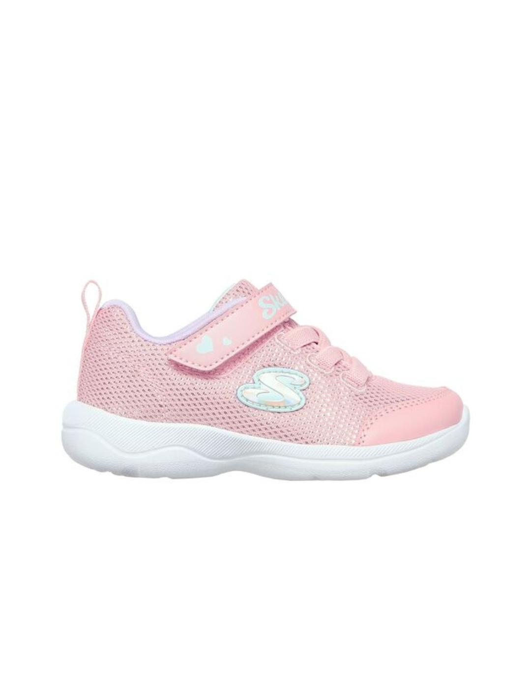 Zapatillas skechers skech-stepz 2.0 easy peasy rosa de bebé.