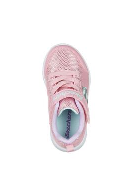 Zapatillas skechers skech-stepz 2.0 easy peasy rosa de bebé.