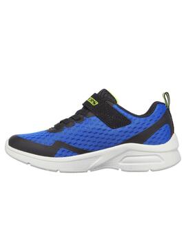 Zapatillas skechers microspec max torvix azul de niño.