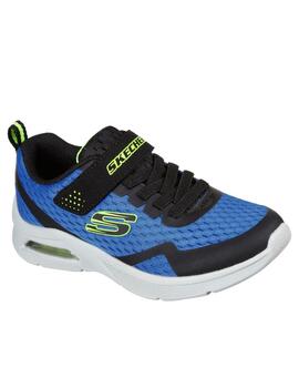 Zapatillas skechers microspec max torvix azul de niño.