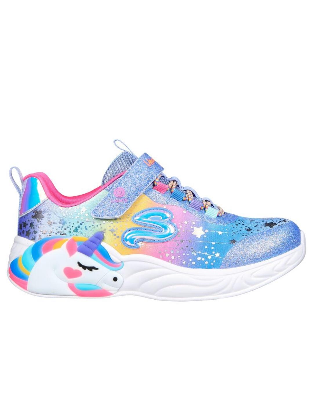 Lírico Extranjero Rocío Zapatillas skechers s lights unicorn dreams de niña.