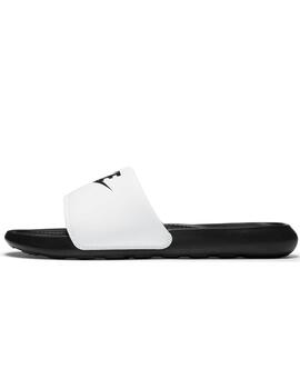 Chanclas nike victori one slide aa blanco negro de hombre.