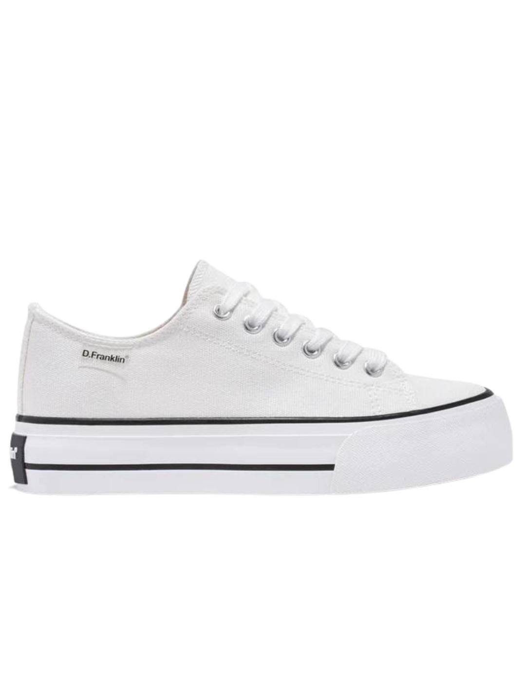 Zapatillas dfranklin one way low blanco de mujer.