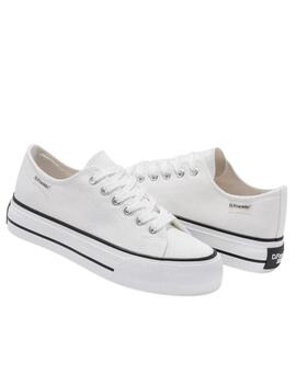 Zapatillas dfranklin one way low blanco de mujer.