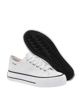 Zapatillas dfranklin one way low blanco de mujer.