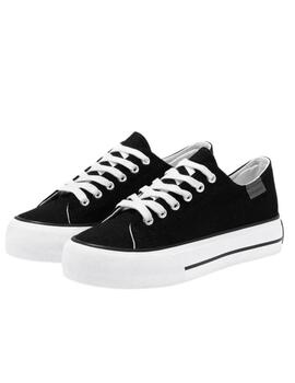 Zapatillas dfranklin one way low negro de mujer.