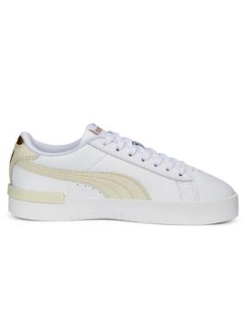 Zapatillas puma jada renew blanco beige de mujer.