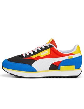 Zapatillas puma future rider new core rojo de hombre.