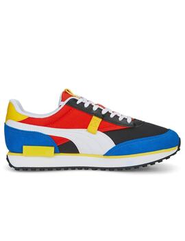 Zapatillas puma future rider new core rojo de hombre.