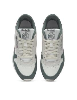 Zapatillas reebok classic leather beige verde de hombre.