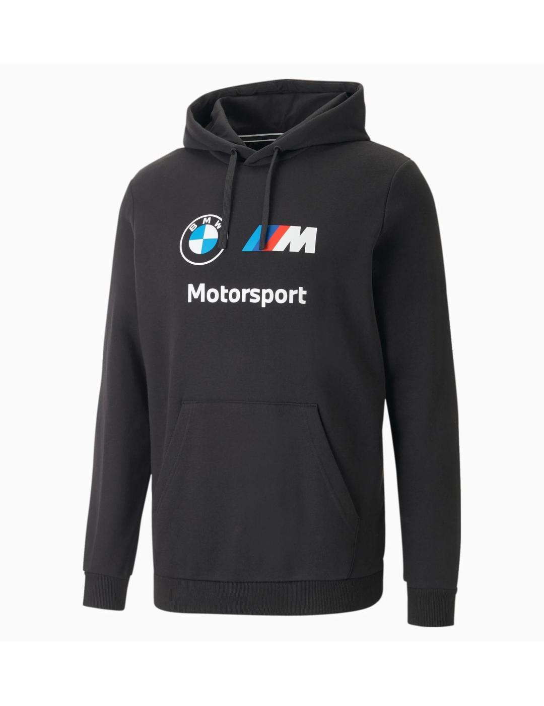 sudadera con capucha puma bmw mms ess negro de