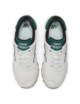 Zapatillas new balance u574vx2 blanco roto verde hombre