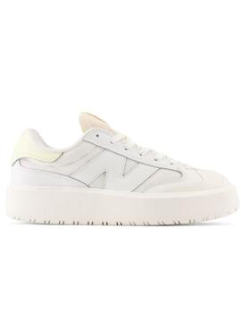 Zapatillas new balance ct302of blanco amarillo de mujer.