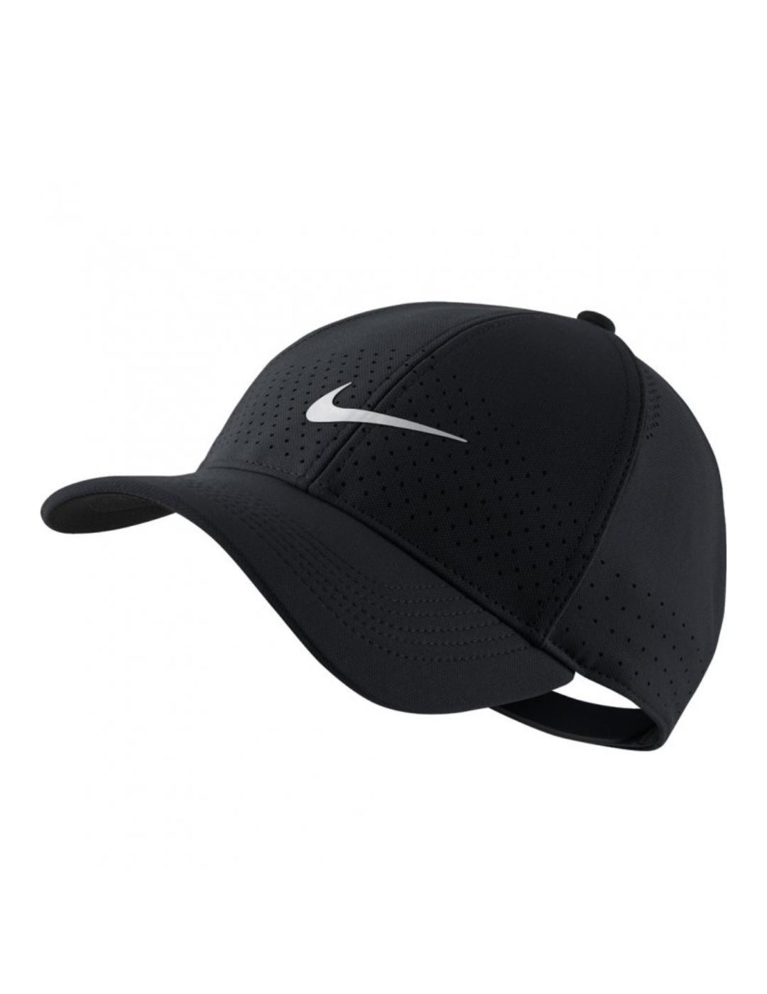 Gorra nike aerobill legacy91 negro unisex.