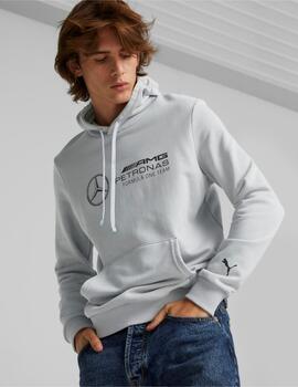 sudadera puma mercedes-amg petronas gris de hombre.