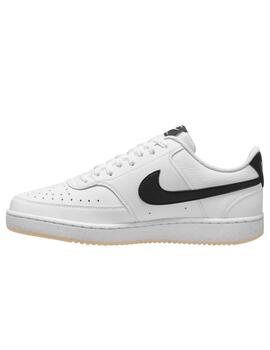 Zapatillas nike court vision lo nn blanco negro de hombre.