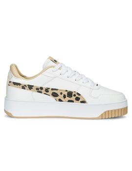 Zapatillas puma carina street animal blanco de mujer.