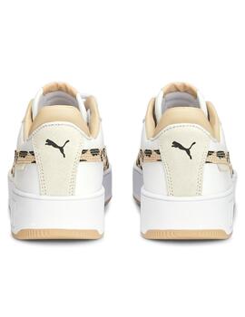 Zapatillas puma carina street animal blanco de mujer.