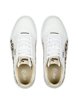 Zapatillas puma carina street animal blanco de mujer.