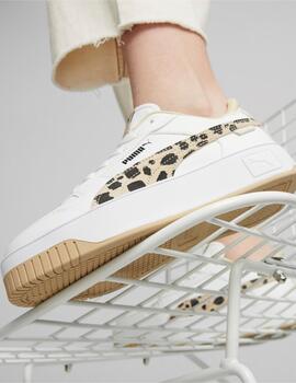 Zapatillas puma carina street animal blanco de mujer.