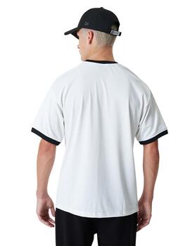 camiseta new era brooklyn nets mesh blanco de hombre.