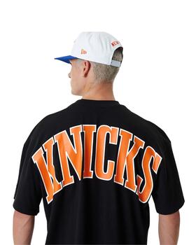 camiseta new era NY knicks oversized negro de hombre.