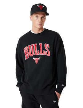 sudadera new era chicago bulls nba negro de hombre.