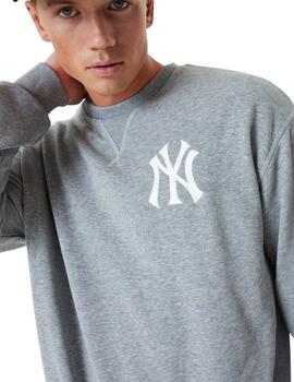 sudadera new era neyyan mlb heritage gris de hombre.