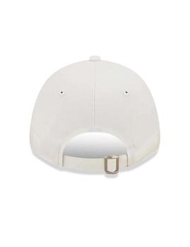 gorra new era LA dodgers metallic logo blanco 9FORTY mujer.