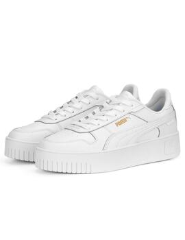 Zapatillas puma carina street blanco de mujer.