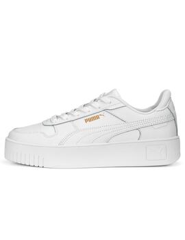 Zapatillas puma carina street blanco de mujer.