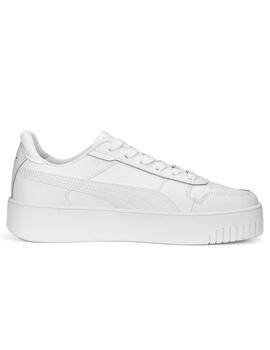 Zapatillas puma carina street blanco de mujer.