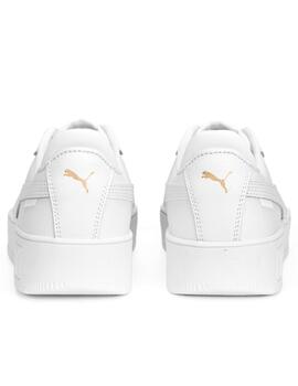 Zapatillas puma carina street blanco de mujer.