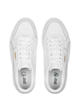 Zapatillas puma carina street blanco de mujer.