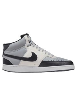 Zapatillas nike court vision mid nn gris negro de hombre.