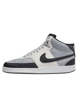 Zapatillas nike court vision mid nn gris negro de hombre.