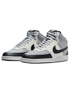 Zapatillas nike court vision mid nn gris negro de hombre.