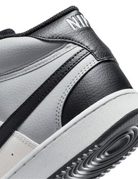 Zapatillas nike court vision mid nn gris negro de hombre.