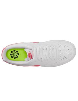 Zapatillas nike court vision lo nn blanco coral de mujer.