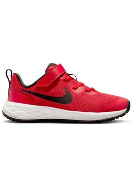 Zapatillas nike revolution 6 nn psv rojo de niño.