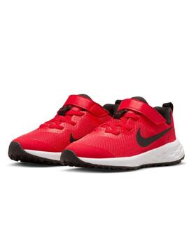 Zapatillas nike revolution 6 nn psv rojo de niño.