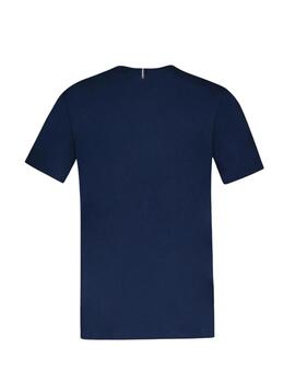 Camiseta le coq sportf essential ss nº4 marino de hombre.