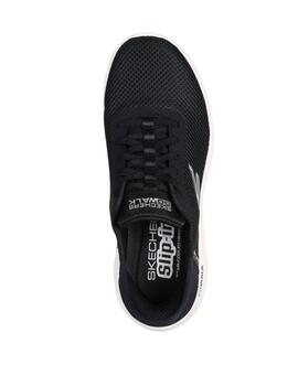 Zapatillas skechers go walk flex slip-ins negro de mujer.