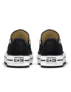 Zapatillas converse all star eva lift ox negro de niña.