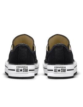 Zapatillas converse all star eva lift ox negro de niña.